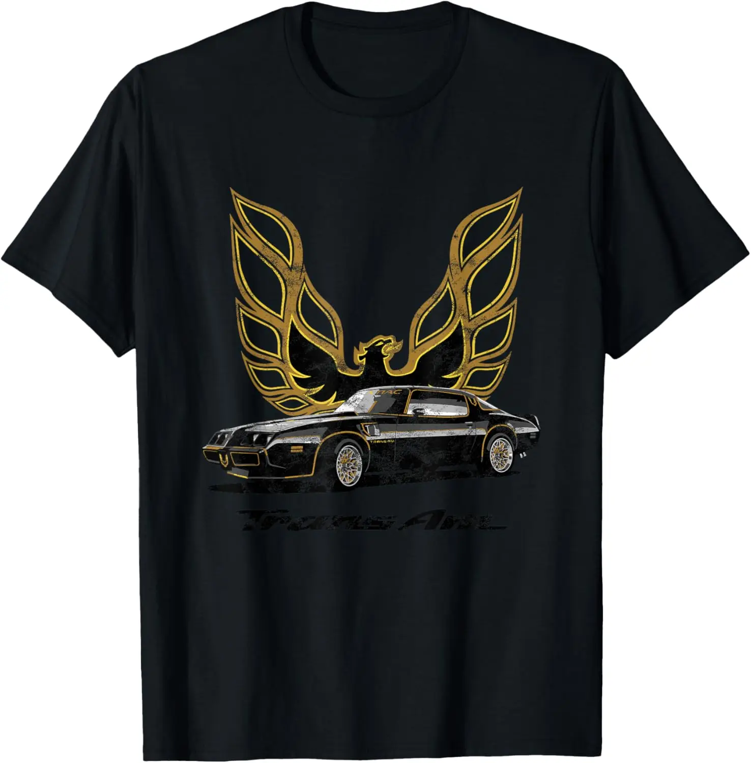 Pontiac Firebird Trans Am Eagle Muscle Car Graphic T-Shirt Men's Short Sleeve Tee