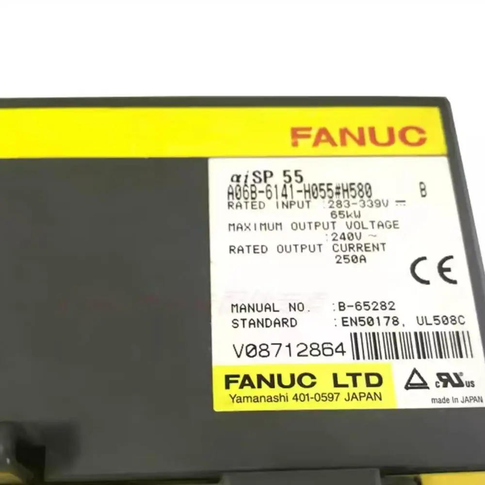 New A06B-6141-H055  Fanuc drive warranty 12 months