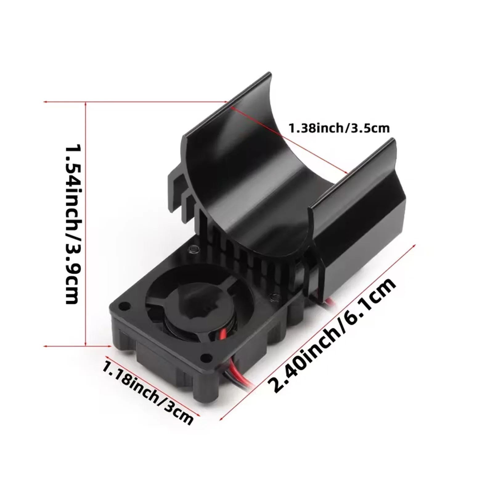 RC Motor Fan Radiator Heatsink Cooling Fan for 540 550 3650 3660 Brushless Motor RC Car Truck Buggy Crawler Parts