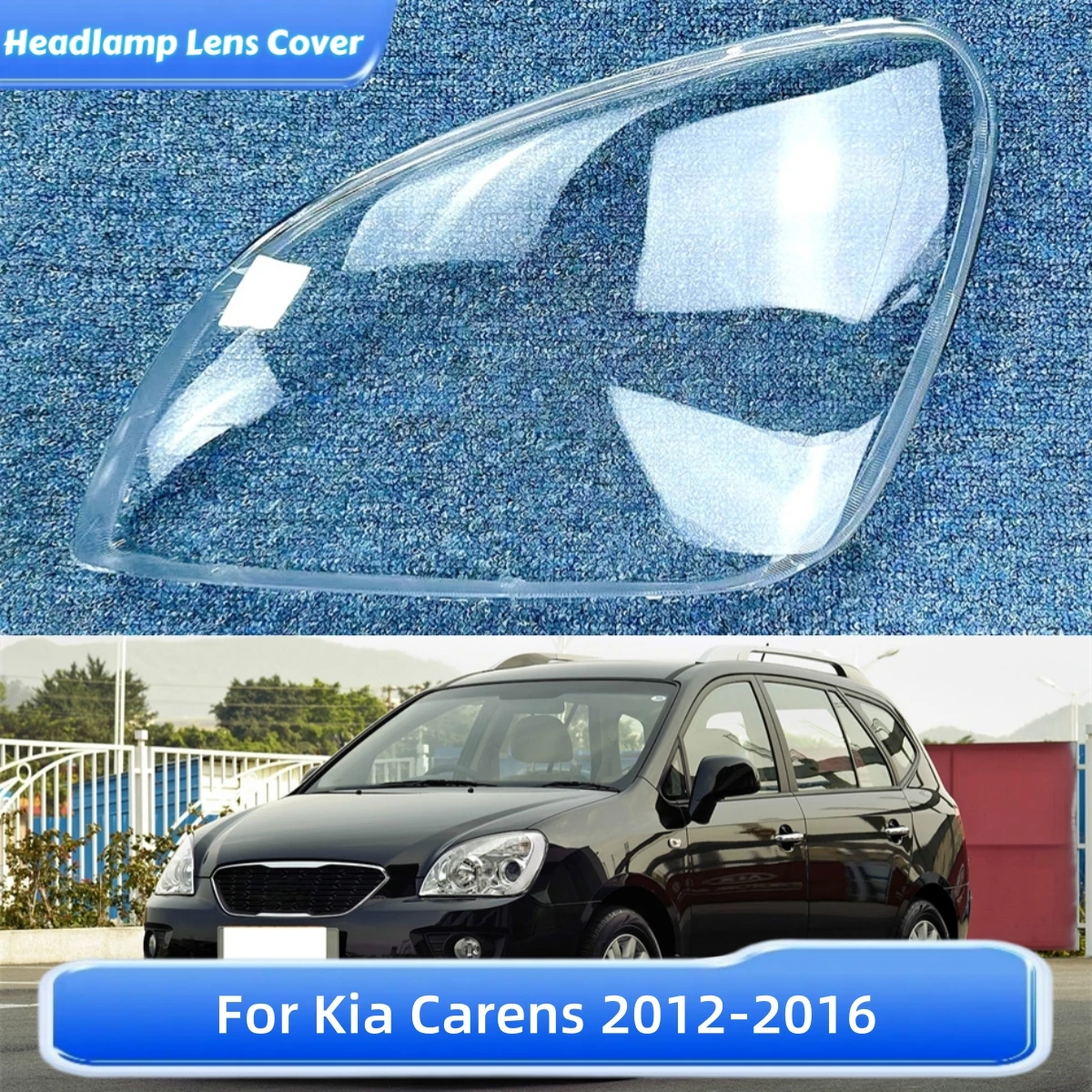 

Для Kia Carens 2007 2008 2009 2010 2011, запасные части для салона автомобиля, передняя фара, крышка лампы, стеклянный корпус