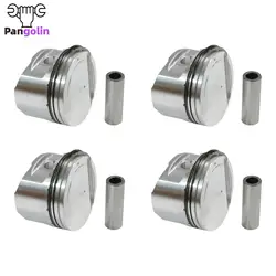 4pcs Engine Pistons Rings Set 23410-23710 2341023710 For 2000-2012 Hyundai Kia Soul Sportage G4GC 2.0L