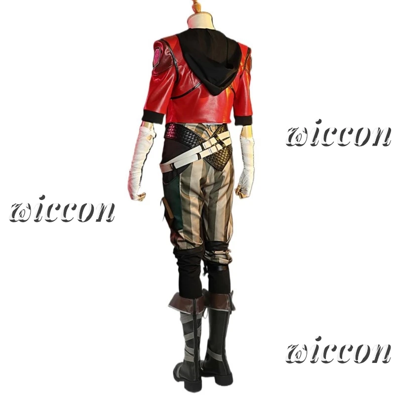 Vi Acrane Cosplay LOL Costume Gioco Arcane Vi Parrucca Cosplay Abiti Vestito di Carnevale di Halloween Costume di Halloween su misura