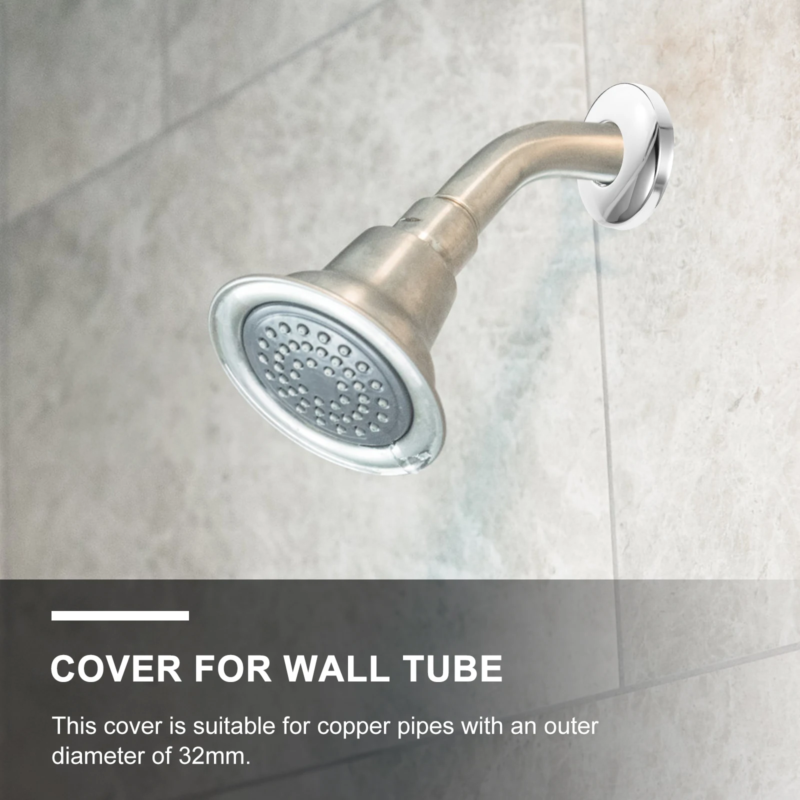 

Stainless Steel Escutcheon Cover for Pipe 32mm Diameter Plumbing Plates Water Pipe Cover Wall Tube Flange Kitchen Faucet