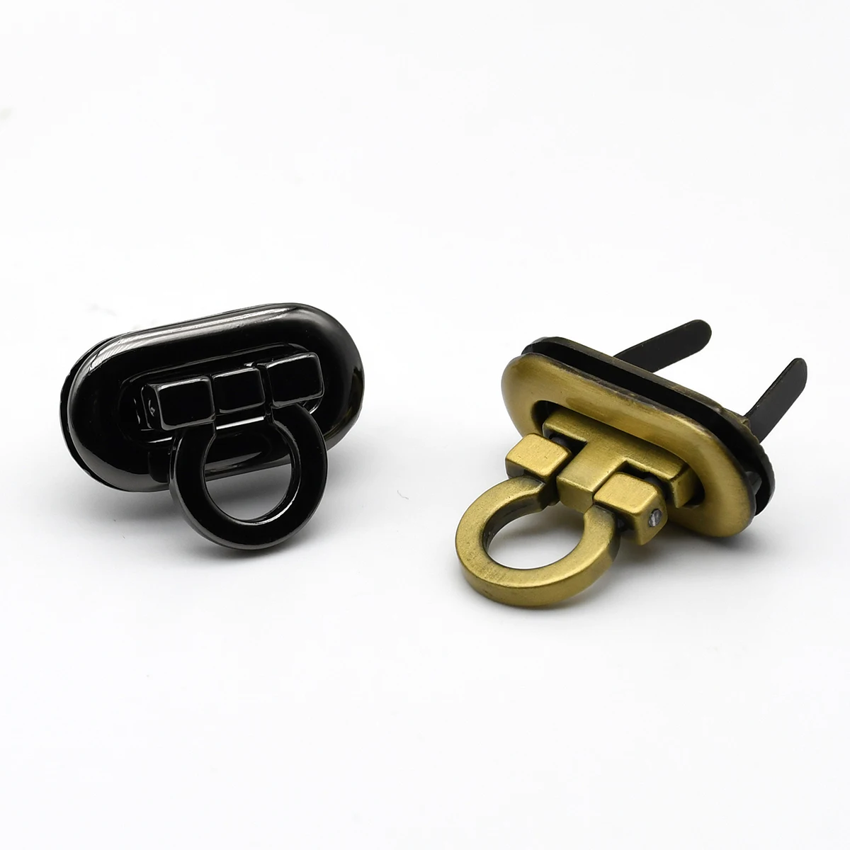ล็อคกระเป๋ารูปไข่พับล็อค Push - Leatherwork Hardware บทวิจารณ์และราคา
