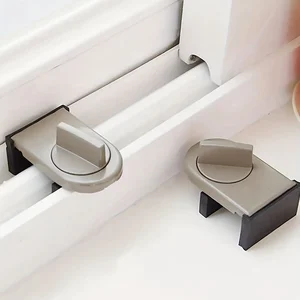 Sliding Sash Stopper para Crianças, Correias de bloqueio do armário, Porta de segurança, Bloqueio Anti-roubo, Janela, Bloqueio de segurança do bebê, 1 Pc, 2Pcs 6 principais vendas peças de fechadura - №4