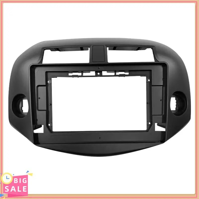 Better-2 Din 10.1 Inch Car Audio Dash Trim Panel For Toyota RAV4 2007-2012 Center Navigation Bezel Double Radio Player Frames