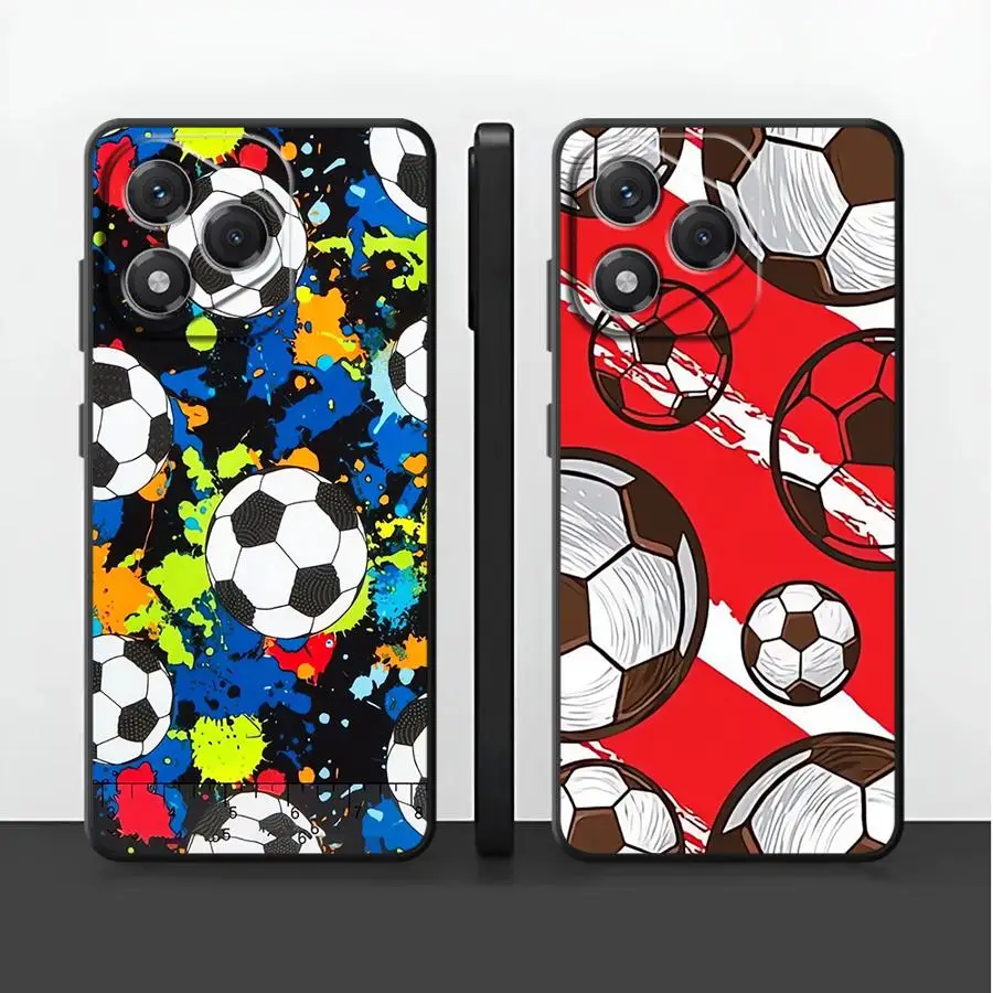 Funda Phone Cover Case for Huawei P20 Lite 2018 P30 P20 Pro P Smart 2019 P20 P40 Lite Colorful Cartoon Football