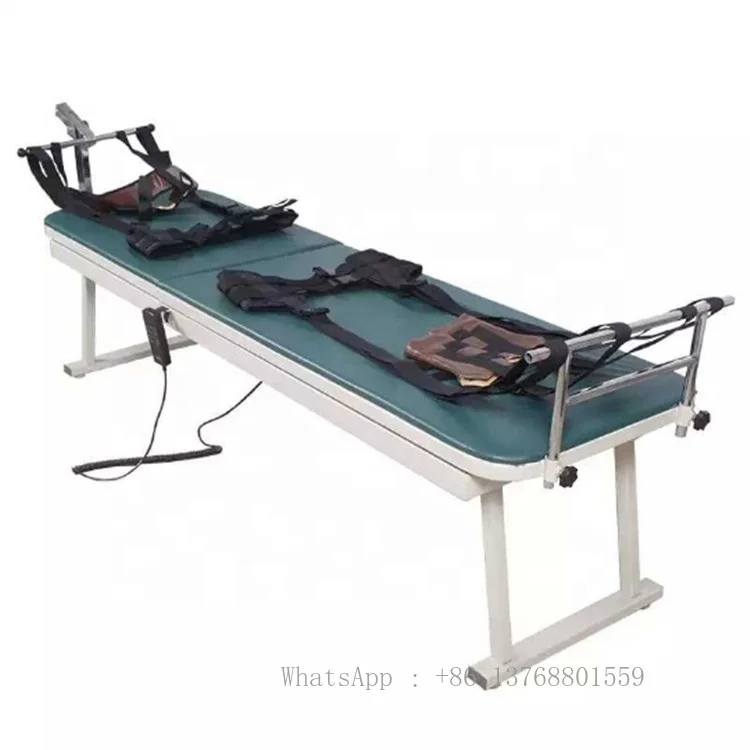 

Newest Design Electric Medical Cervical And Lumbar Traction Bed Stretcher