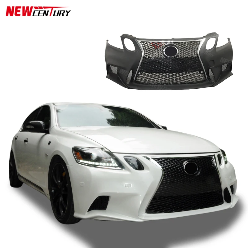 

2004-2011 for Lexus GS Custom Large Mouth Front Bumper Modified Fiberglass Body Kit Enveloping New Condition