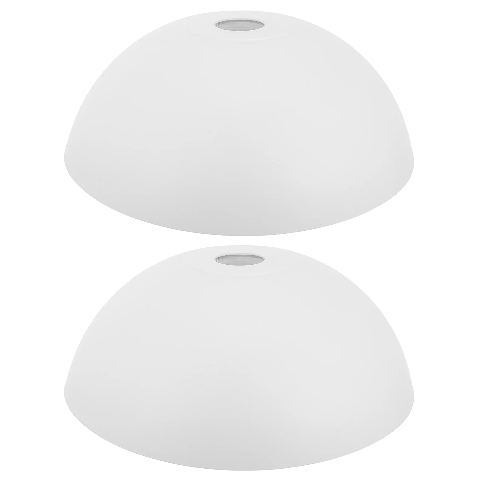 

2 Pcs Plastic Lampshade Shades for Wall Bedroom Dome LED Bulbs Design Replacement Black Floor Ceiling Cover Simple Chandelier