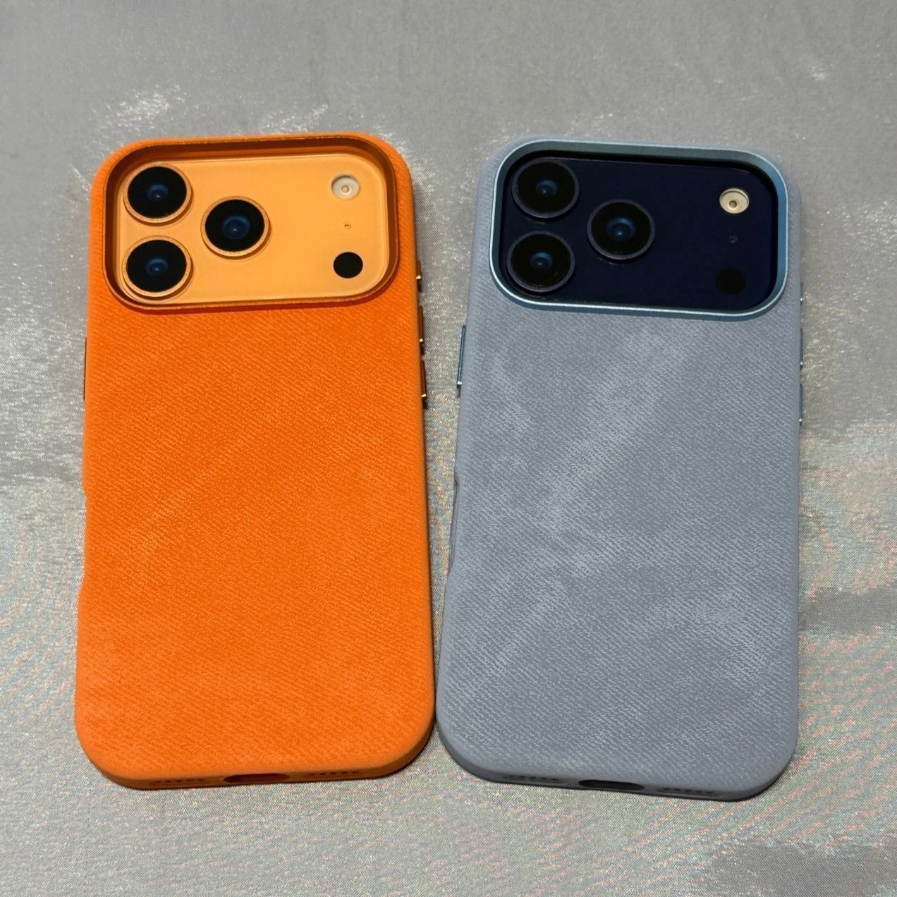 

Встроенный магнитный роскошный кожаный чехол для телефона iPhone 17 Air 16 15 14 Plus 13 Pro Max для Magsafe Wireless Charge Fiber Cover