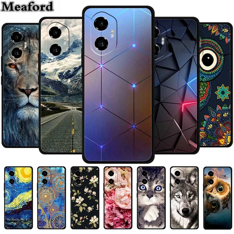 For Honor 300 5G Case Animals Soft Silicone TPU Phone Cases Back Cover for Huawei Honor300 Wolf Shockproof Protective New Fundas