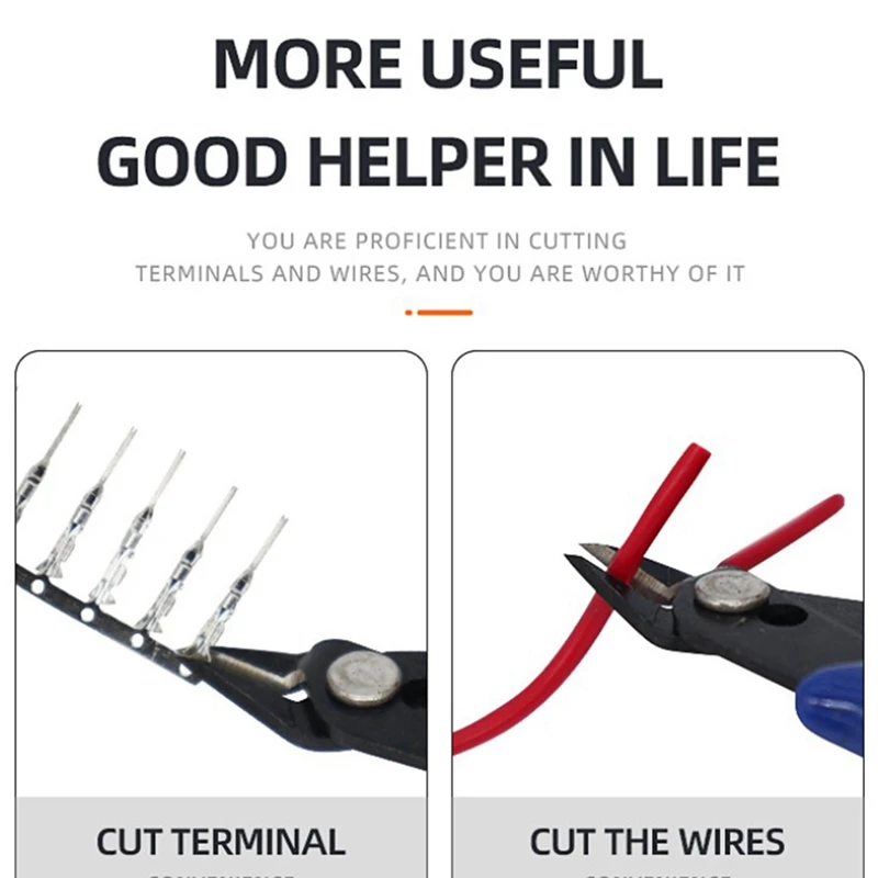 5PCS Model Plier Wire Plier Cut Line Stripping Pliers 170 Cutting Plier Wire Cable Cutter Side Snips Flush Pliers Tools