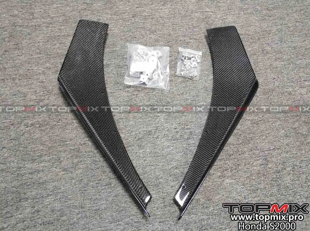 

Real Carbon Fiber Voltex Style front canard fit for Honda S2000