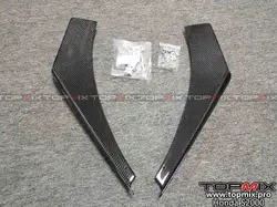 Real Carbon Fiber Voltex Style front canard fit for Honda S2000