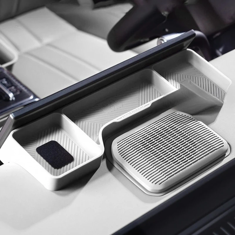 New For Jetour G700 2025 2026 Car Screen Rear Silicone Storage Box Storage Sundries Box Interior Stowing Accessories view 3