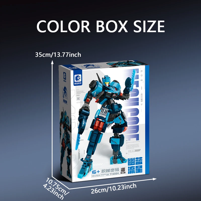 SEMBO كتلة روبوت التحول سلسلة اللبنات مجموعات MOC سيارة رياضية تحويل Mecha مجتمعة الاطفال لعب الأولاد الهدايا