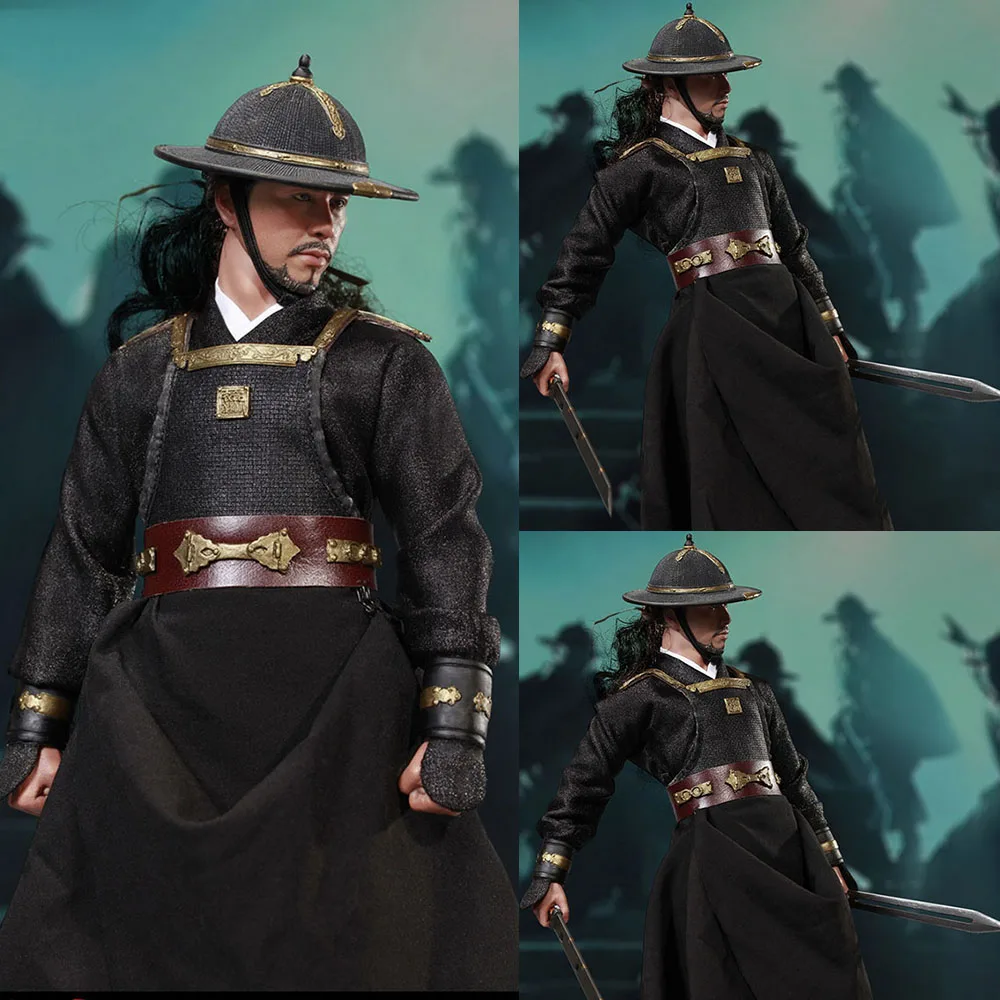 

1/6 Donnie Yen Men Soldier Male Ancient Ancient Chinese Commander Inspection Team Battlesuit Edition 12Inch Action Figure Body