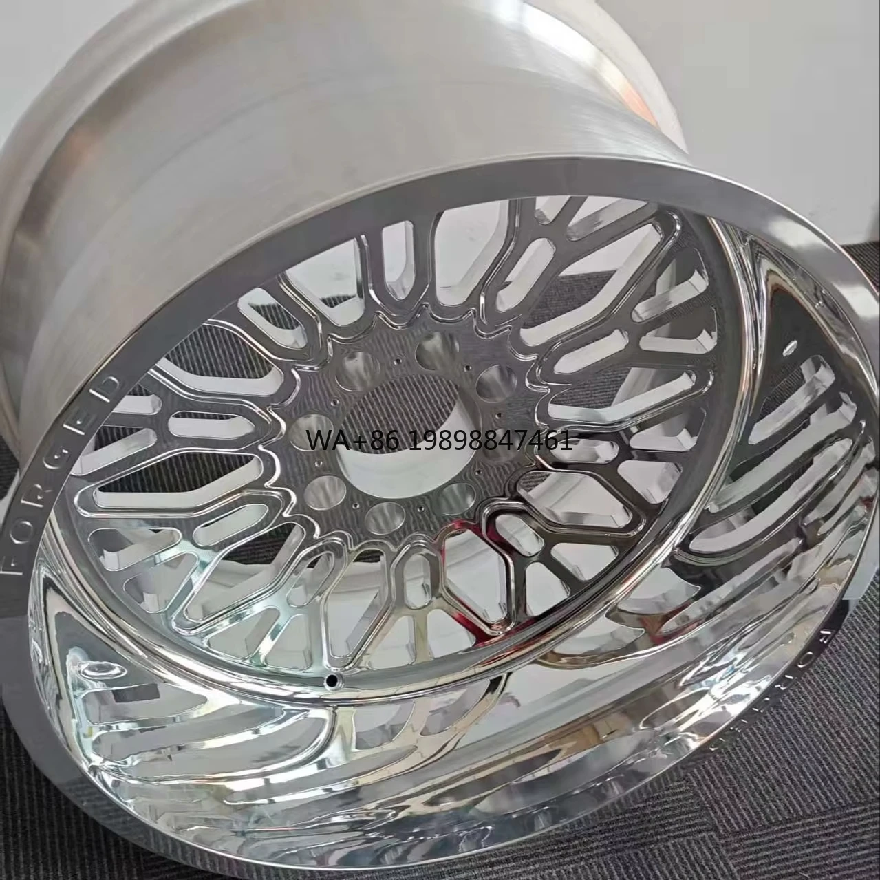 

KYKY 22x12 22x14 24x12 24x14 26x16 with Custom Floating Caps Forged 4x4 Offroad 8x170 8x180 8x6.5 6x5.5 Polished Truck Wheels