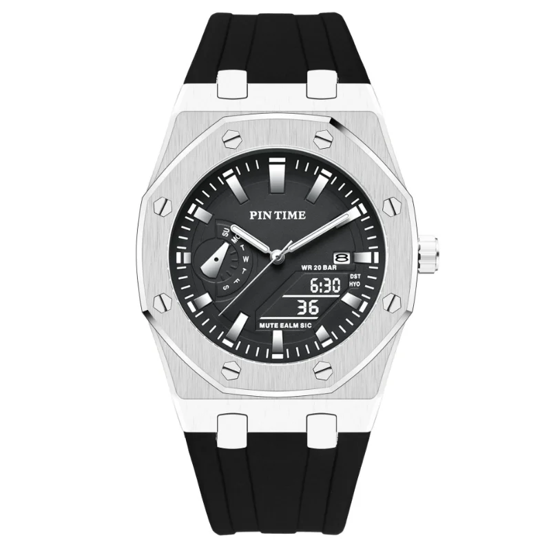 Men's Watch, Fine Steel Original Quartz Watch, Suitable for Men, Multi functional Sports Personalized Business Fashion Watch