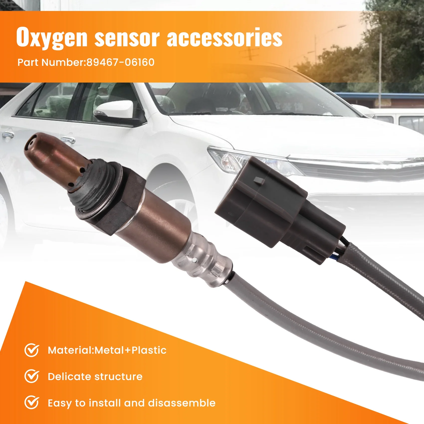 

Датчик кислорода высокой точности для Toyota Camry AVALON 2.5L 2012-2017, SIENNA VENZA TACOMA 2.7L/3.5L 2012-2016, 89467-06160