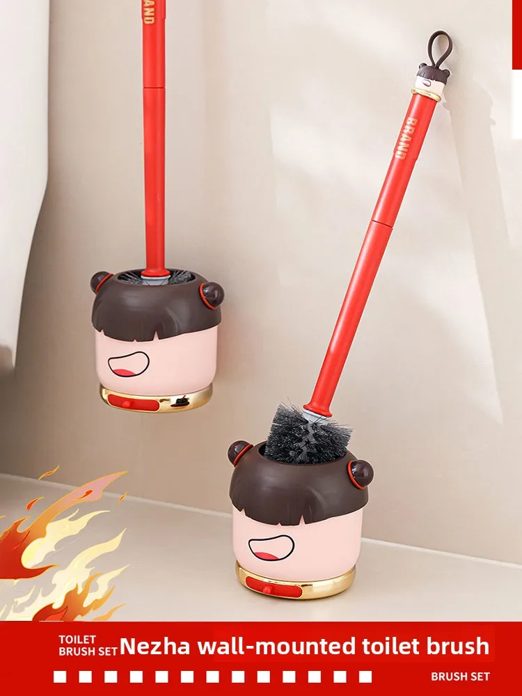 

Naraku Toilet Bru Home Use No Dead Angle Batoom Cleaning Tool Wall Mountable Durable Nylon Bristles Toilet Sweeper