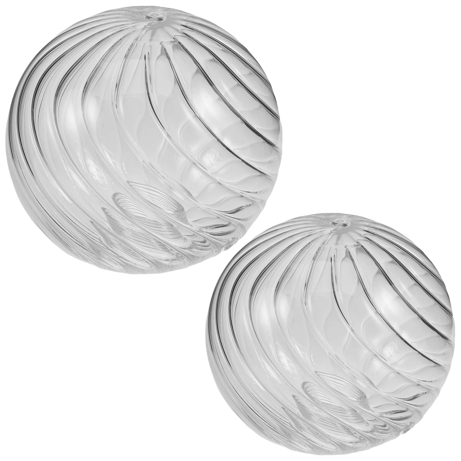 

2Pcs Glass Globe Light Shade Replacement Clear Round Bubble Ball Lampshade Cover for Pendant Ceiling Fixture Pendant Light Globe