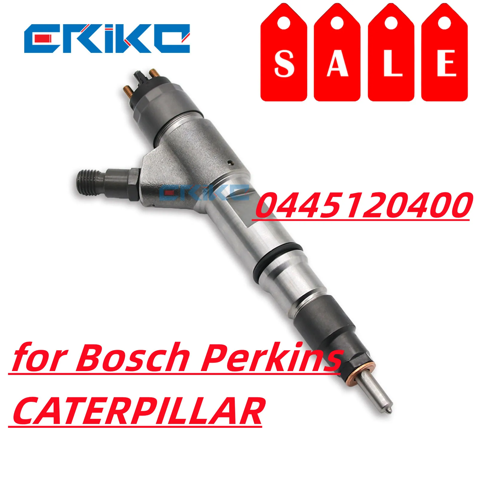 ERIKC 0445120400 Fuel Diesel Injectors 0 445 120 400 Common Rail Injector Assy 0445 120 400 for Bosch Perkins CATERPILLAR