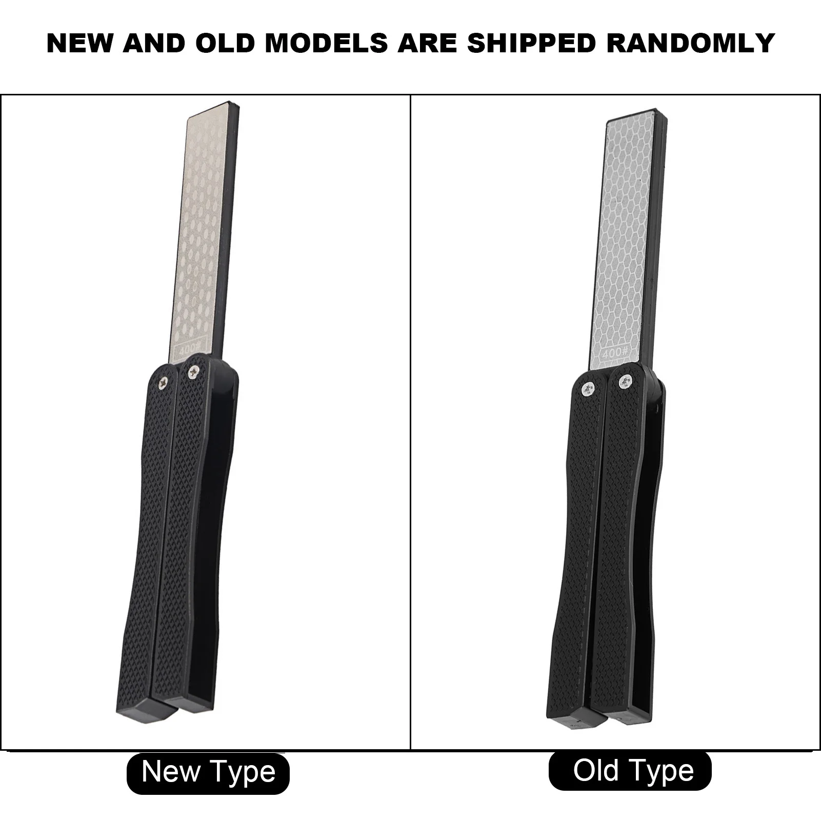 Affûteur de couteaux Double face, Portable, pliable, antidérapant, diamant, 1 pièce