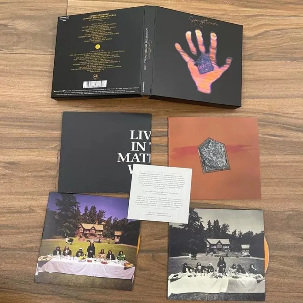 جورج هاريسون الذين يعيشون في عالم المواد 2CD - روك كلاسيك الخالدة - جيتار ميلوديك لمحبي البيتلز وجائعي الموسيقى #4