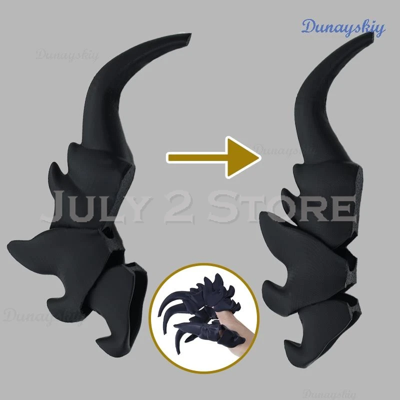 Kigurumi Kig Dragon's Claw Paw Gloves 3D Printed Claw Cosplay Props Gloves Fingers Knuckles Armor Accessories Animel Roleplay