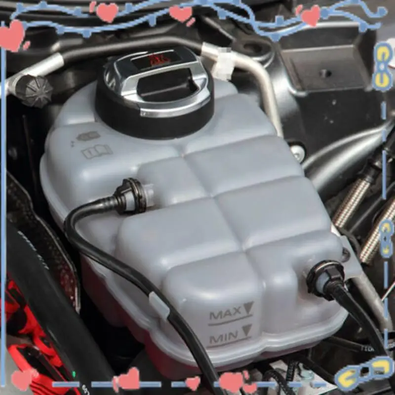 

2Pcs Car Coolant Oil Expansion Tank Cap Cover For Scirocco Passat Cc -R8 420121321 420103485B