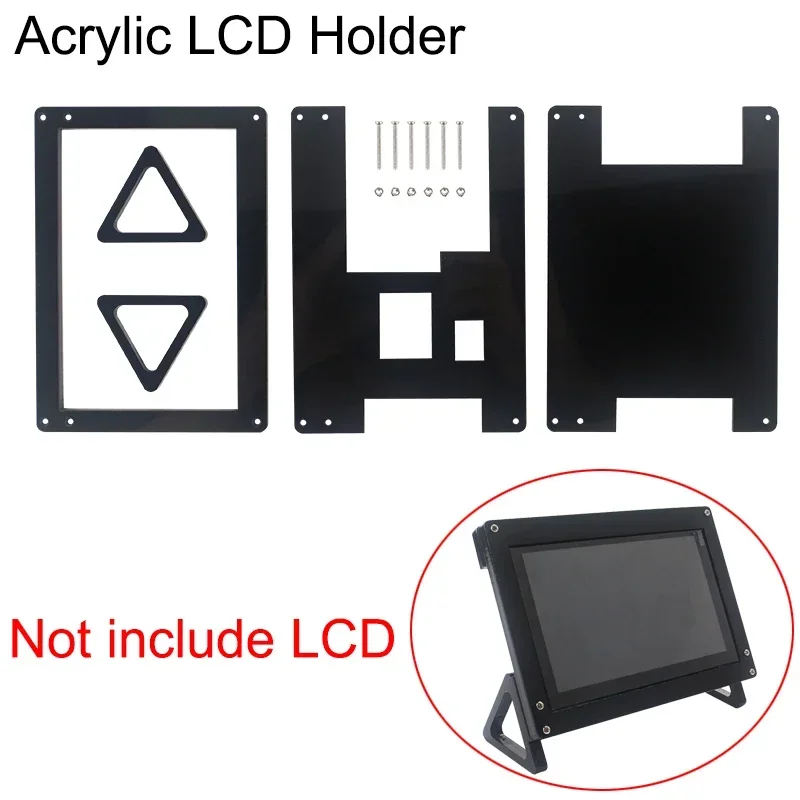 

Acrylic Holder of Designated Raspberry Pi 5 inch Screen LCD Support ( not for other LCD )