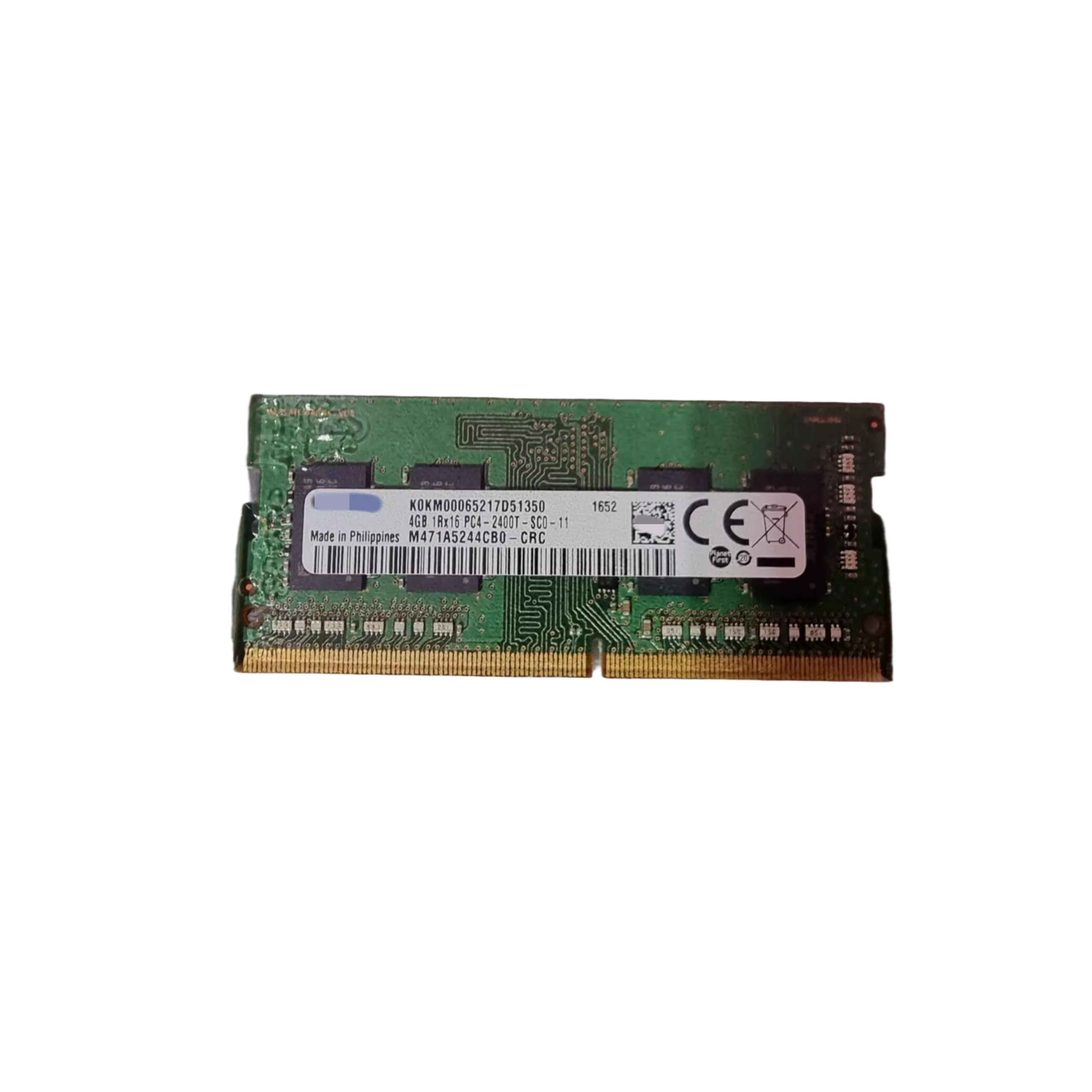 M471A5244CB0-CRC 4 ГБ 1RX16 PC4-2400T-S DDR4 M471A5244CB0-CRC 4 ГБ 1RX16 PC4-2400T-S DDR4