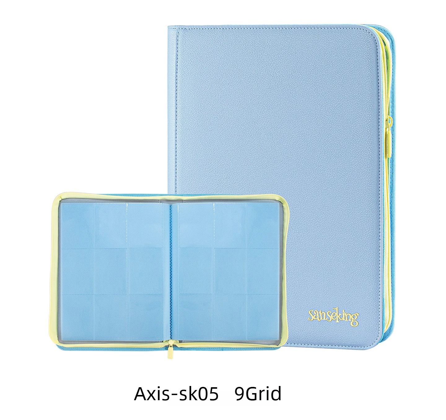 Pokemon Binder Card - Sanseking AXIS-SK Upgraded 9-Pocket Zipper Card