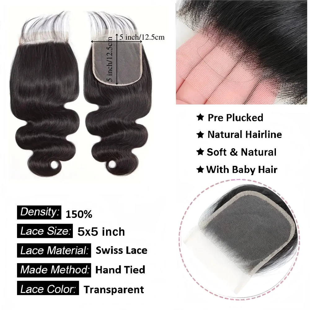Body Wave 13x4 Lace Frontal Closure