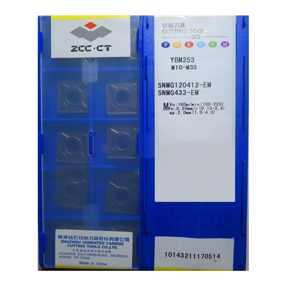 

HUAZHICHUN SNMG 120412-EMYBC 253 карбидный токарный станок с ЧПУ резьбовые Токарные Вставки для резьбы поворотный держатель инструмента