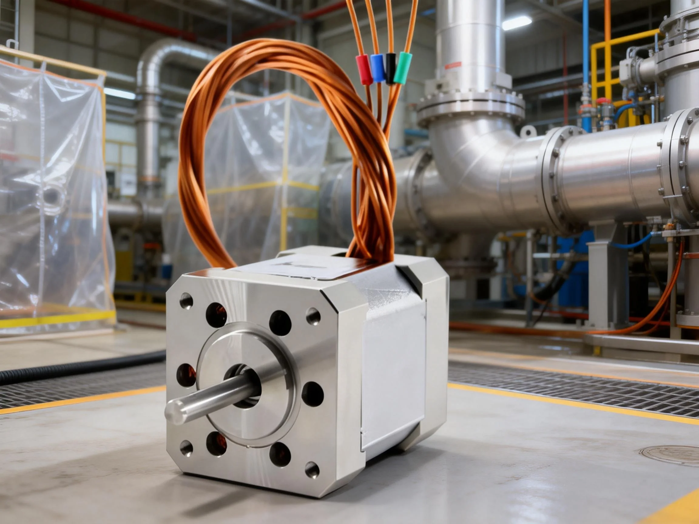 Single Shaft Ultraprofound Hypothermia Vacuum Stepper Motor