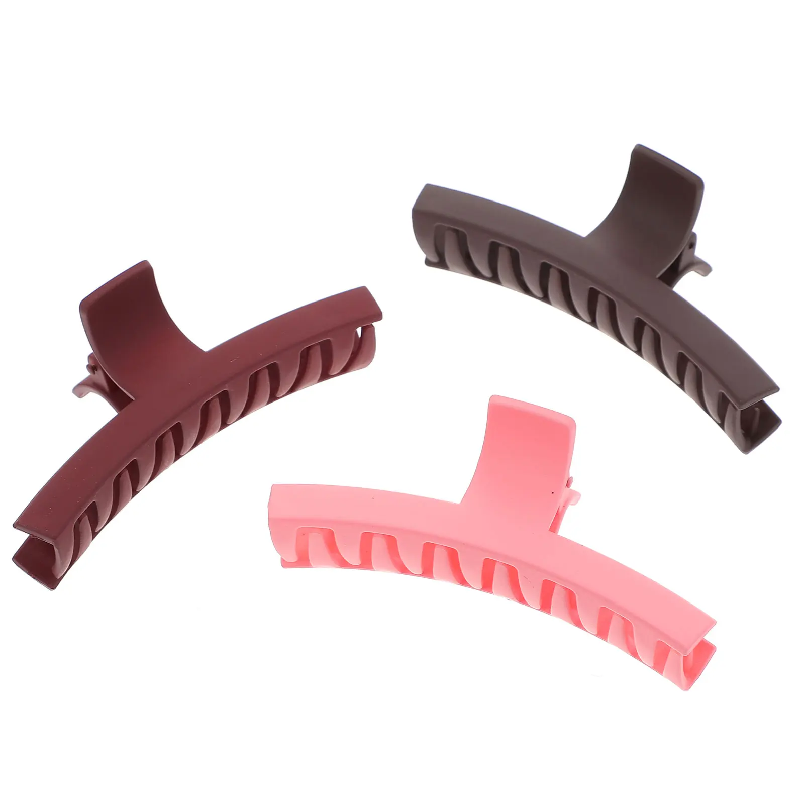 

3 Pcs Acrylic Hair Claw Clamps Large Jaw Clips for Women Durable Comfortable Office Outing Hair Accessories Gifts