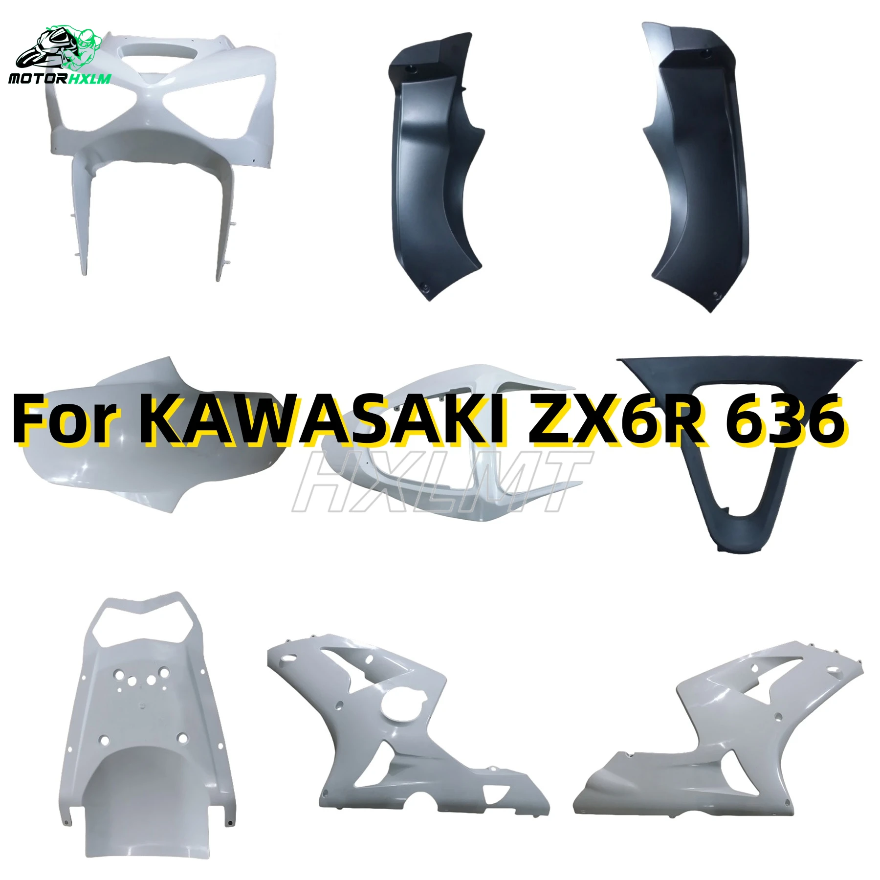 

Fit Fairings for Kawasaki Ninja 636 ZX6R 2003 2004 Motorcycle Parts Customized New ABS Plastic Fairing Kit ZX 6R 03 04 Injection