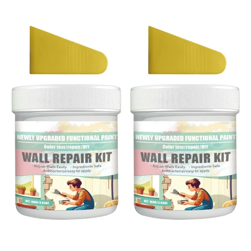 Effective Crack Hole Repair Cream Dry wall Patches Repair Pastes Fast Drying AntiCracks Formula for Office Renovations