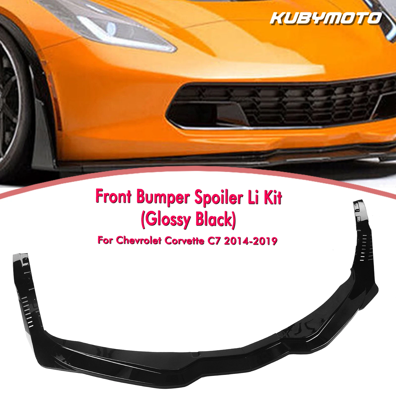 

Передний бампер, боковое крылышко, спойлер, сплиттер для Chevrolet Corvette C7 2014-2019