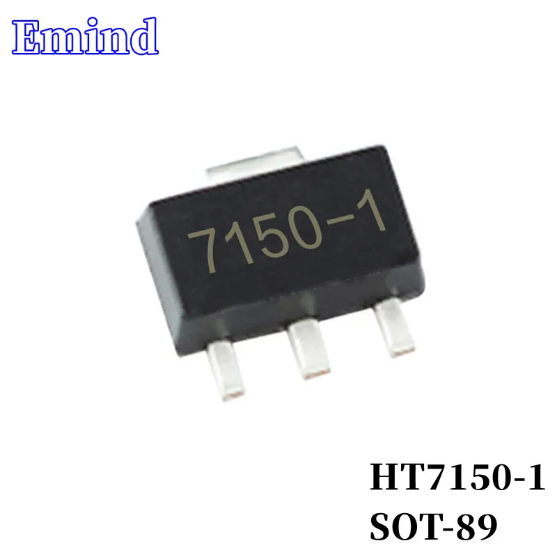 10/30Pcs HT7150-1 7150-1 LDO SMD Low Power 3 Terminal Regulator SOT-89 Low Dropout Regulator