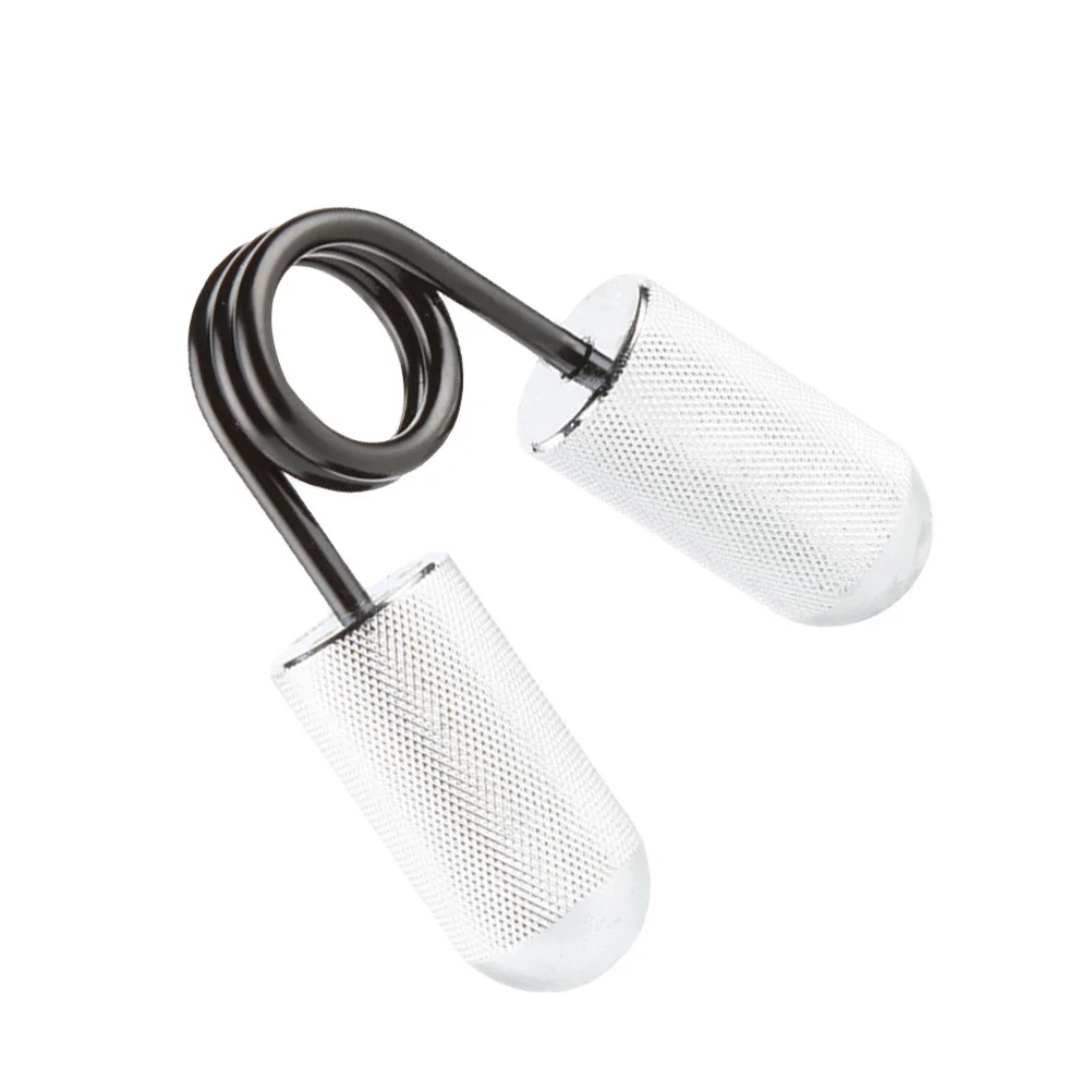 

30Kg Metal Grip Strengthener with Heavy Resistance for Hand Forearm Workout Weightlifting Climbers Silver