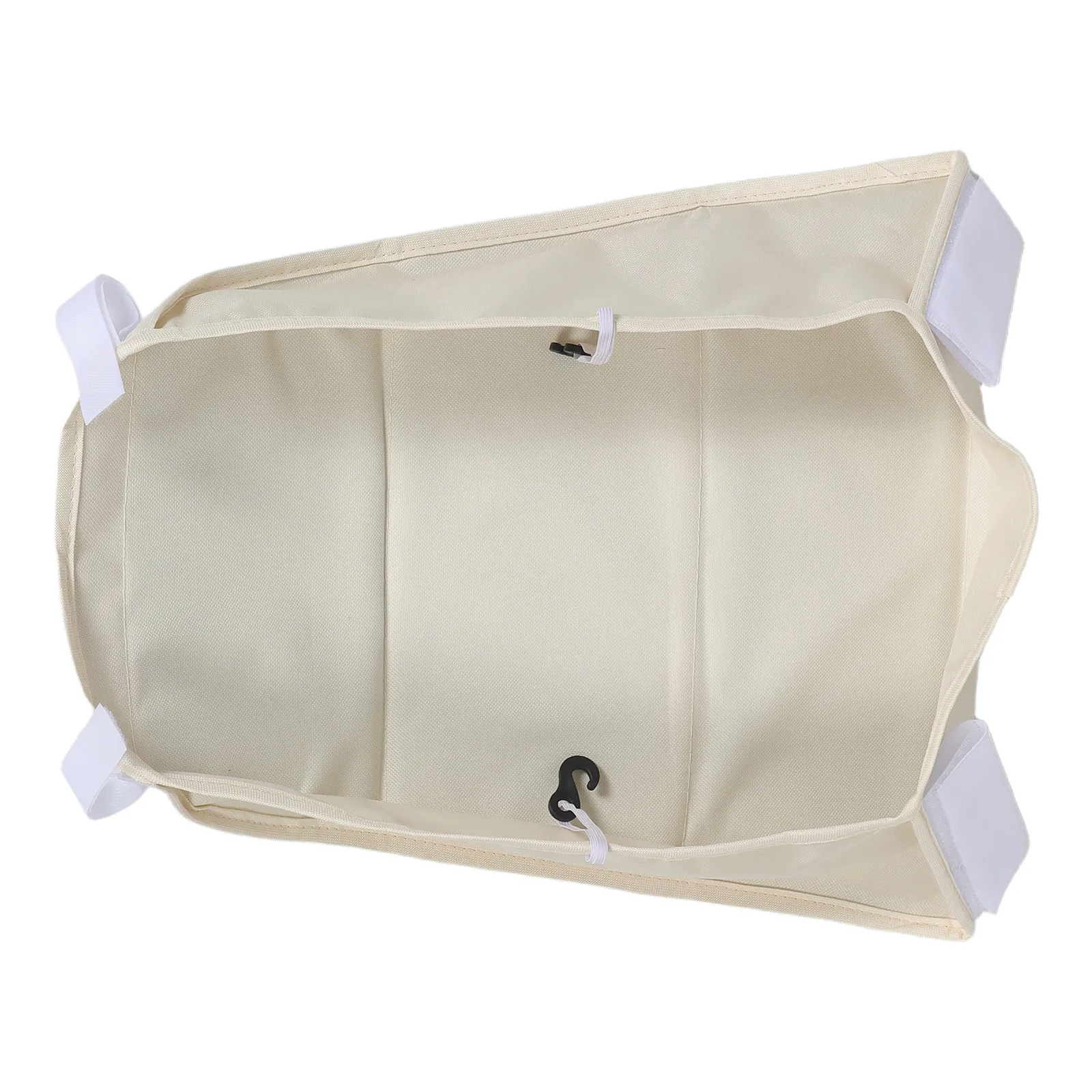 

Универсальная подвесная сумка для детской коляски из оксфордской ткани, бежевая, большая, складная корзина для хранения, для покупок и предметов первой необходимости, под коляску
