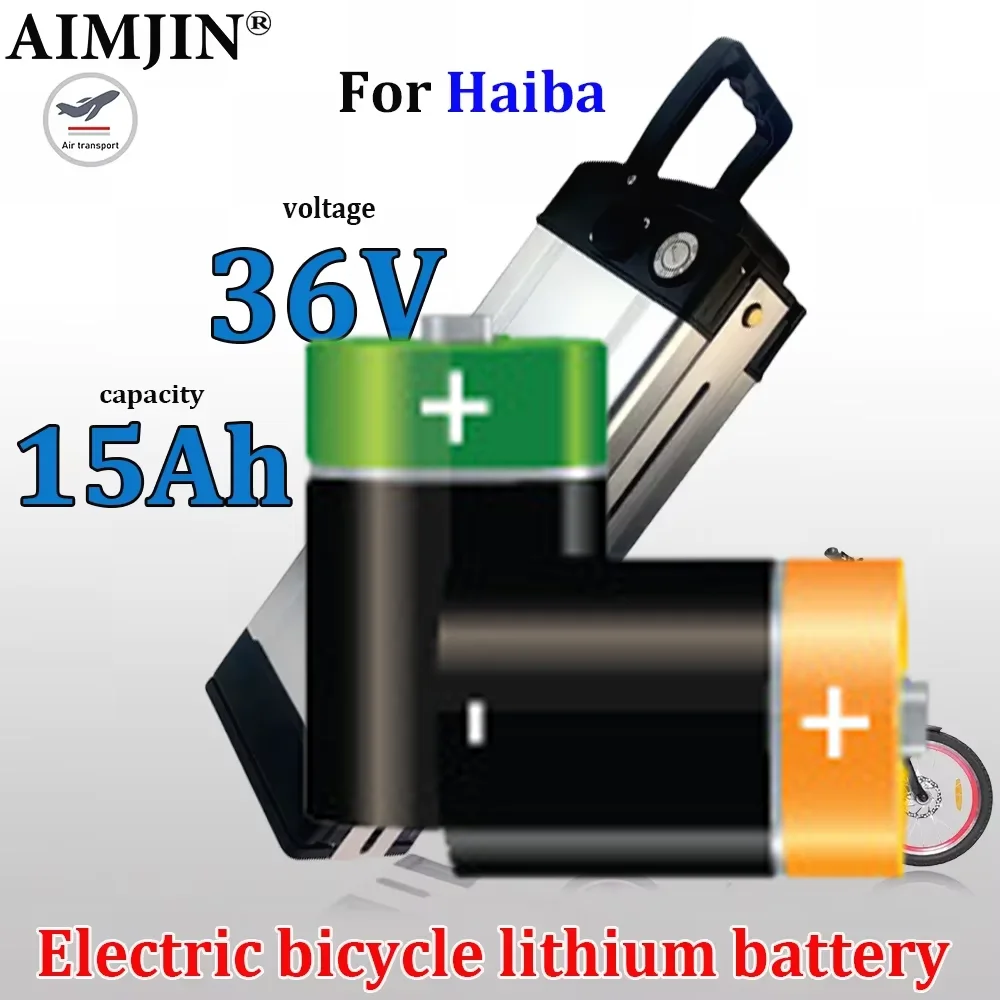 Haiba 36V Lithium ion Ebike Bicycle Battery Pack 15000mAh For MiFa CMACEWHEEL GW20 750-1000W Folding Bike
