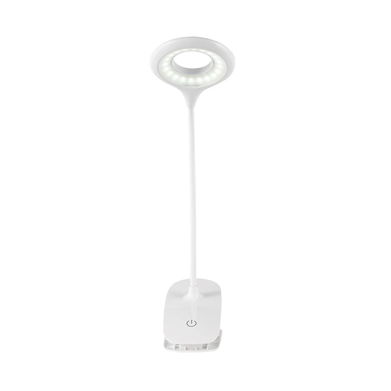 LED Desk Lamp Clip on Type USB Charging With Built In Lithium Battery Touch Dimming Student Learning Reading Table Lamp