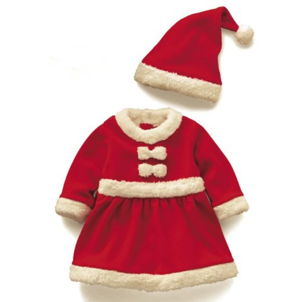 Neujahrs- und Weihnachts-Babykleidung, Weihnachtsmann-Kostüm, rotes Kinder-Cosplay-Kostüm, Weihnachtsanzug, warmes Kleidungsset für Kleinkinder, Winterbekleidung für Babys. – Detail 5