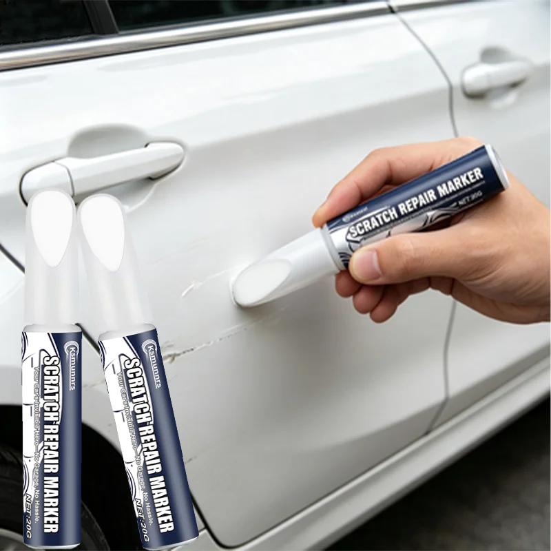 Upgraded white touch-up coating: for wooden furniture repairs, suitable for tables, chairs, door handles, car bodies, etc.
