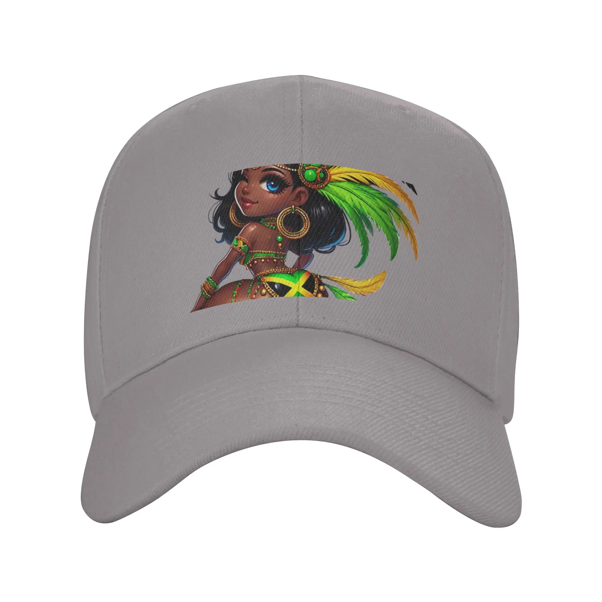 Jamaica Carnival Festival Trendy Baseball Cap Party Easy Clean Baseball Cap